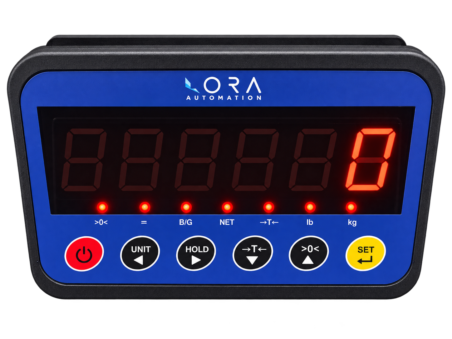 Display para visualización de peso, fotografía ilustrativa